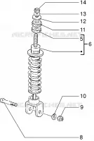 Rear shock absorber