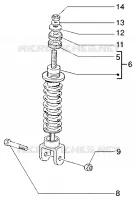 Rear damper