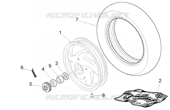 Rear wheel