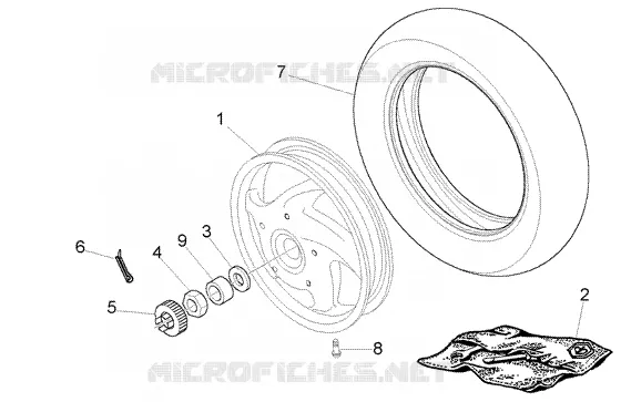 Rear wheel