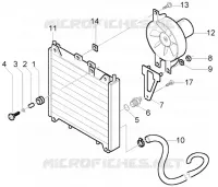 Coolant radiator