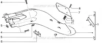 Rear mudguard