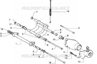 Swinging arm