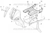 Front shield-foot board-spoiler