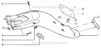 Rear mudguard