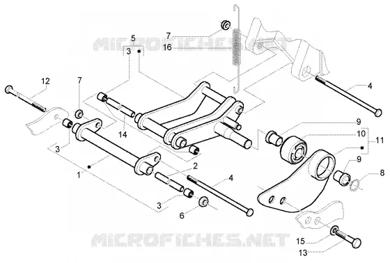Swinging arm