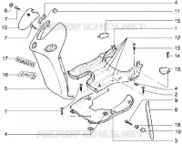 Front shield-Footboard-Spoiler