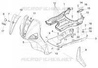 Front shield - foot board - spoiler