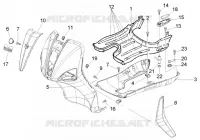 Front shield - foot board - spoiler