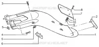 Rear mudguard