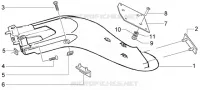 Rear mudguard
