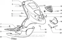 Front shield-Footboard-Spoiler