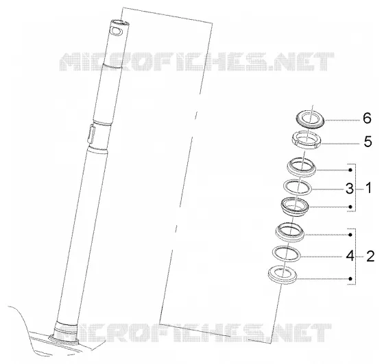 Steering bearing ball tracks