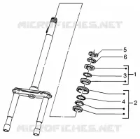 Steering bearing ball tracks