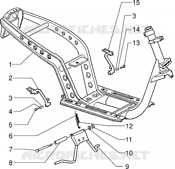 Chassis-Central stand