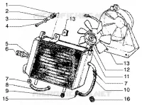 Coolant radiator
