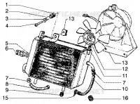 Coolant radiator