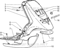 Front shield-Footboard-Spoiler