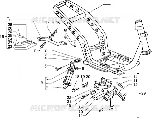 Chassis - Central stand
