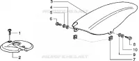 Front and rear mudguard