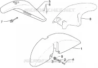 Wheel compartment-Mudguard