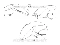 Wheel compartment- mudguard