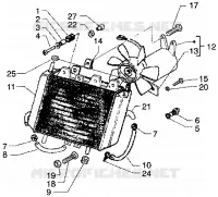 Coolant radiator