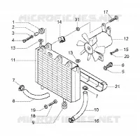 Coolant radiator