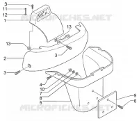 Rear coverings