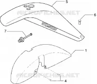 Wheel compartment-Mudguard