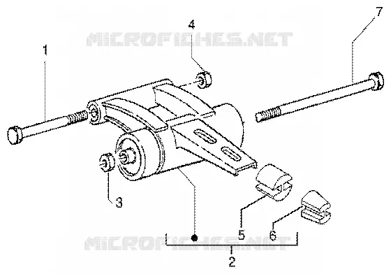 Swinging arm