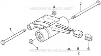 Swinging arm