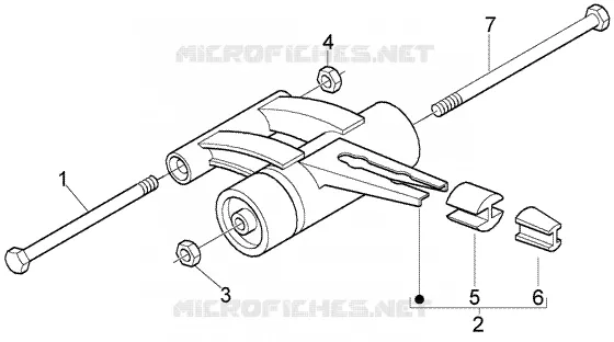 Swinging arm