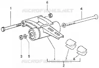 Swinging arm