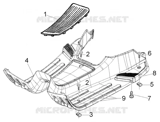 Foot board - rubber mats