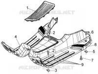 Foot board-rubber mats