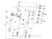 Fork/steering tube - Steering bearing unit