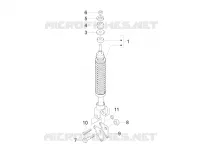 Rear suspension - Shock absorber/s
