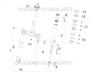 Fork/steering tube - Steering bearing unit
