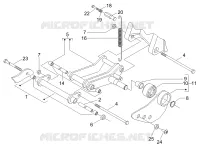 Swinging arm