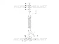 Rear suspension - Shock absorber/s