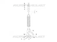 Rear suspension - Shock absorber/s