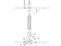 Rear suspension - Shock absorber/s