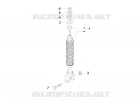 Rear suspension - Shock absorber/s
