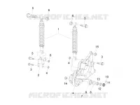 Rear suspension - Shock absorber/s