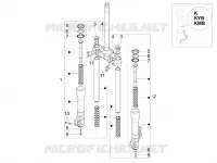 Fork's components (Kayaba)