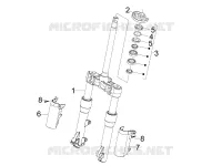 Fork/steering tube - Steering bearing unit