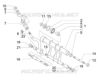 Swinging arm