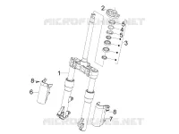 Fork/steering tube - Steering bearing unit