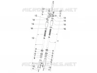 Fork's components (Kayaba)
